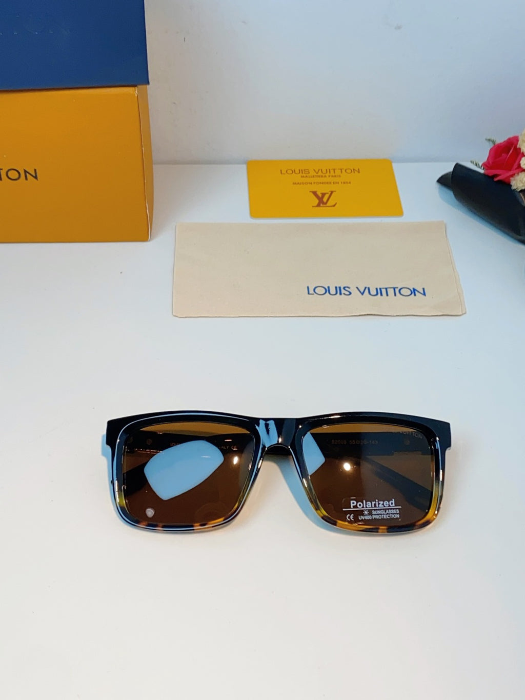 Louis Vuitton Metal Fashion Brown Lens Sunglasses for Men & Women - 158103 - detail image 9