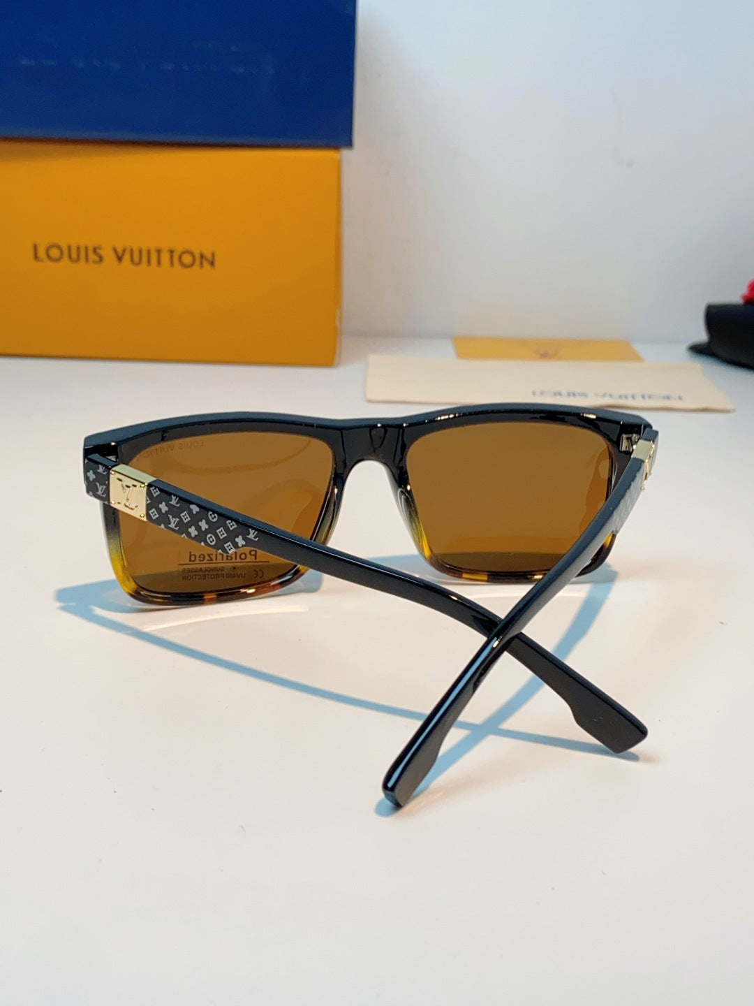 Louis Vuitton Metal Fashion Brown Lens Sunglasses for Men & Women - 158103 - detail image 3