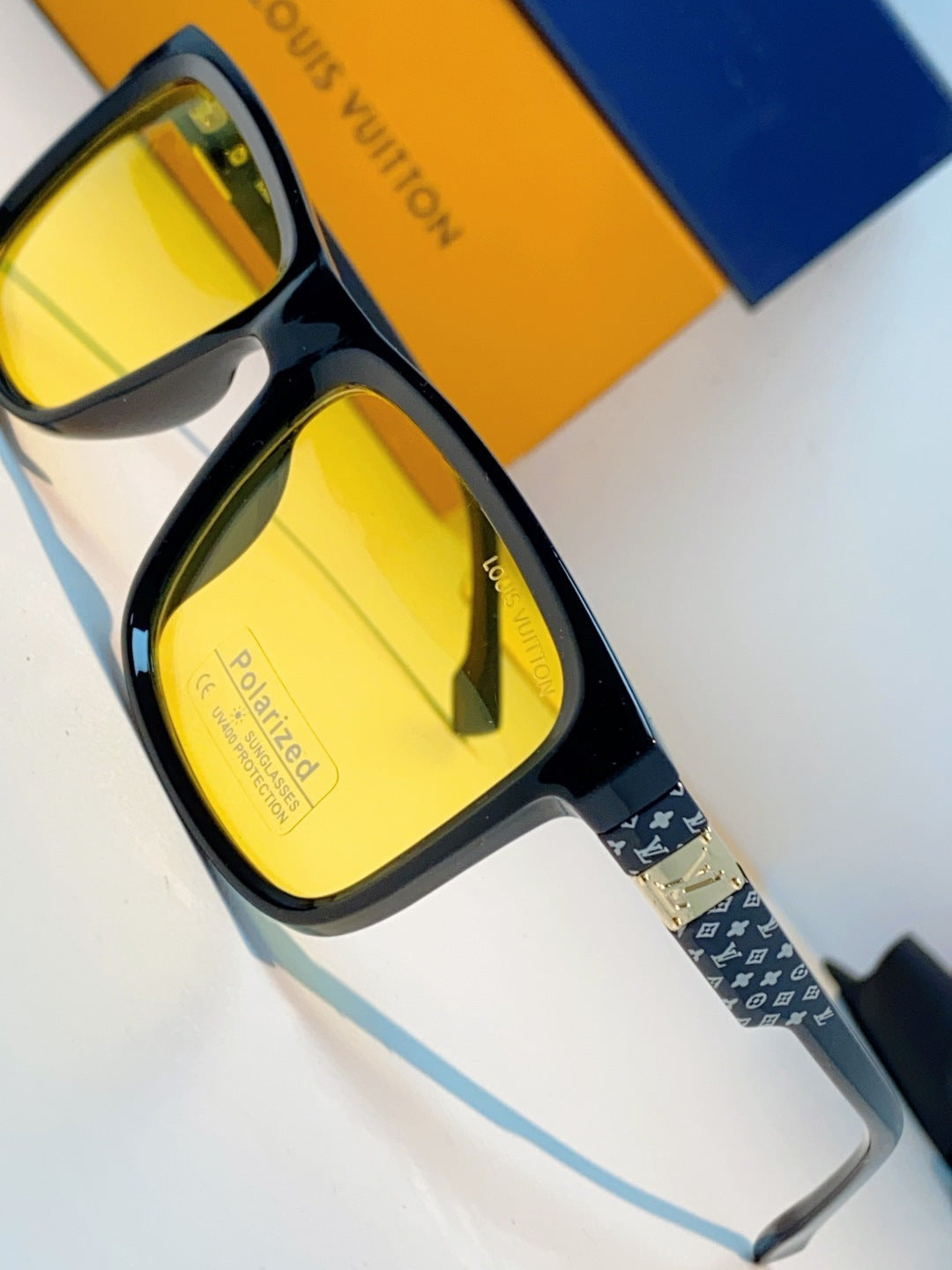 Louis Vuitton Metal Fashion Black Lens Sunglasses for Men & Women - 158104 - detail image 7