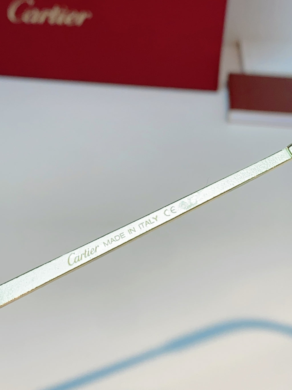 Cartier Lightweight Rimless Silver Lens Sunglasses for Men & Women - 158505 - detail image 8