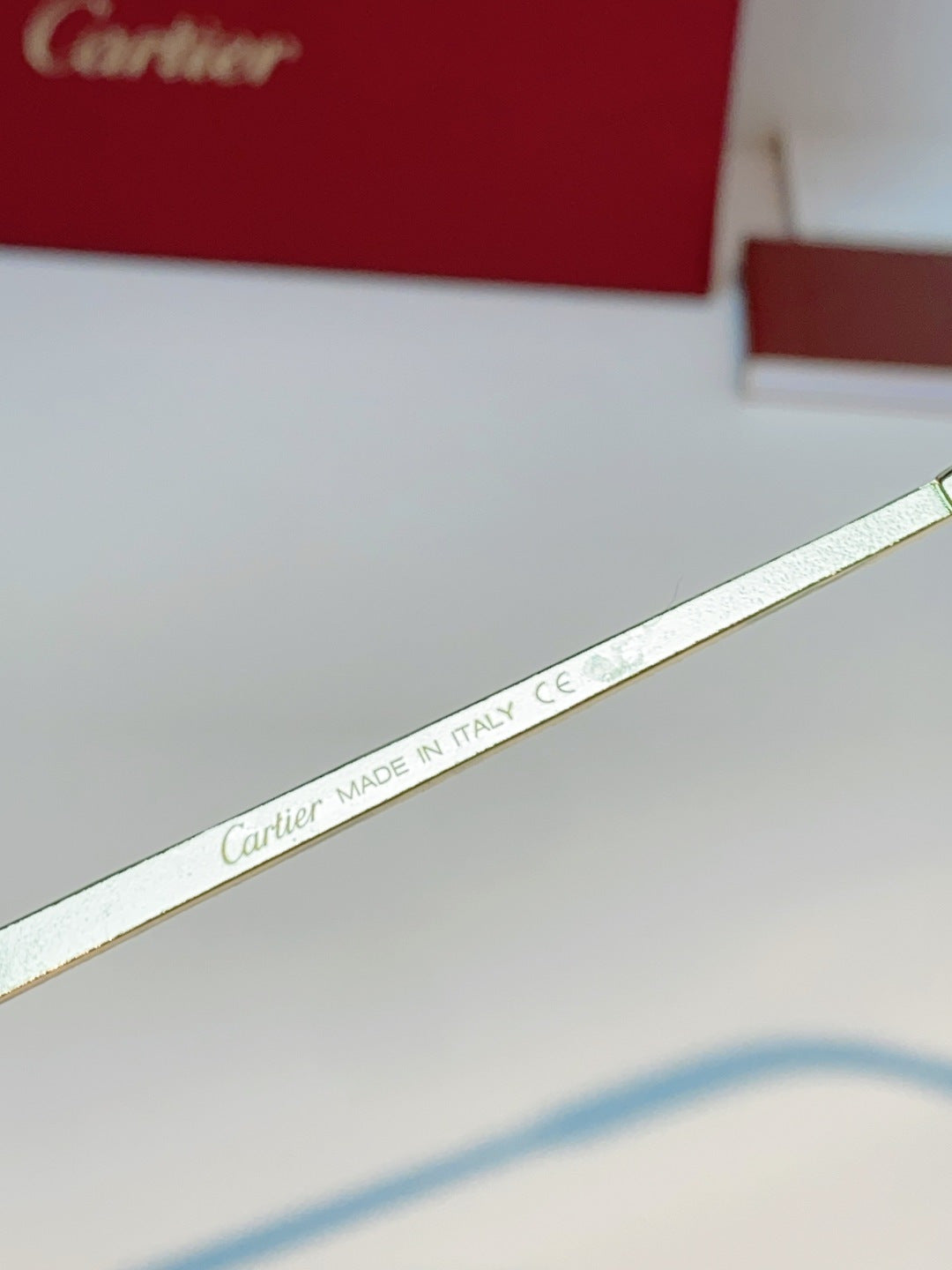 Cartier Lightweight Rimless Silver Lens Sunglasses for Men & Women - 158505 - detail image 8