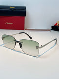 Cartier Lightweight Rimless Silver Lens Sunglasses for Men & Women - 158506