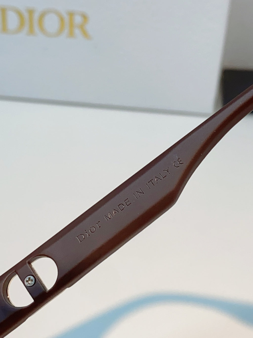 Dior Lightweight Rimless Brown Lens Sunglasses for Men & Women - detail image 8