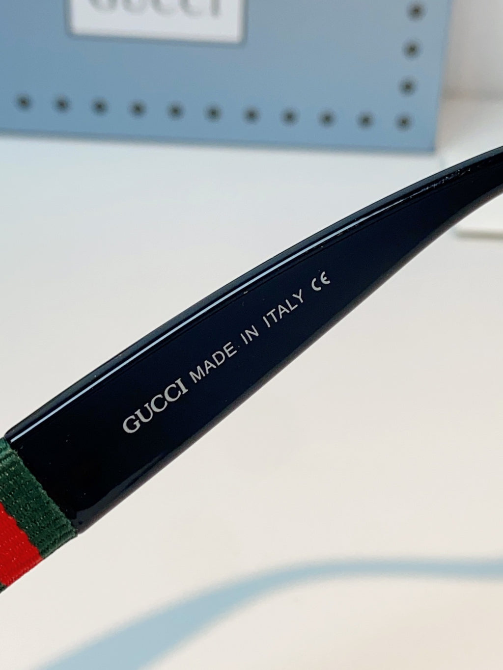 Gucci Oval Black Lens Sunglasses for Men & Women - 158200 - detail image 8