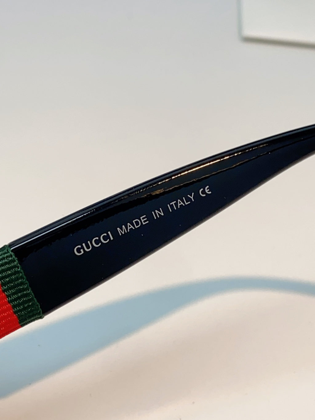 Gucci Oval Black Lens Sunglasses for Men & Women - 158201 - detail image 8