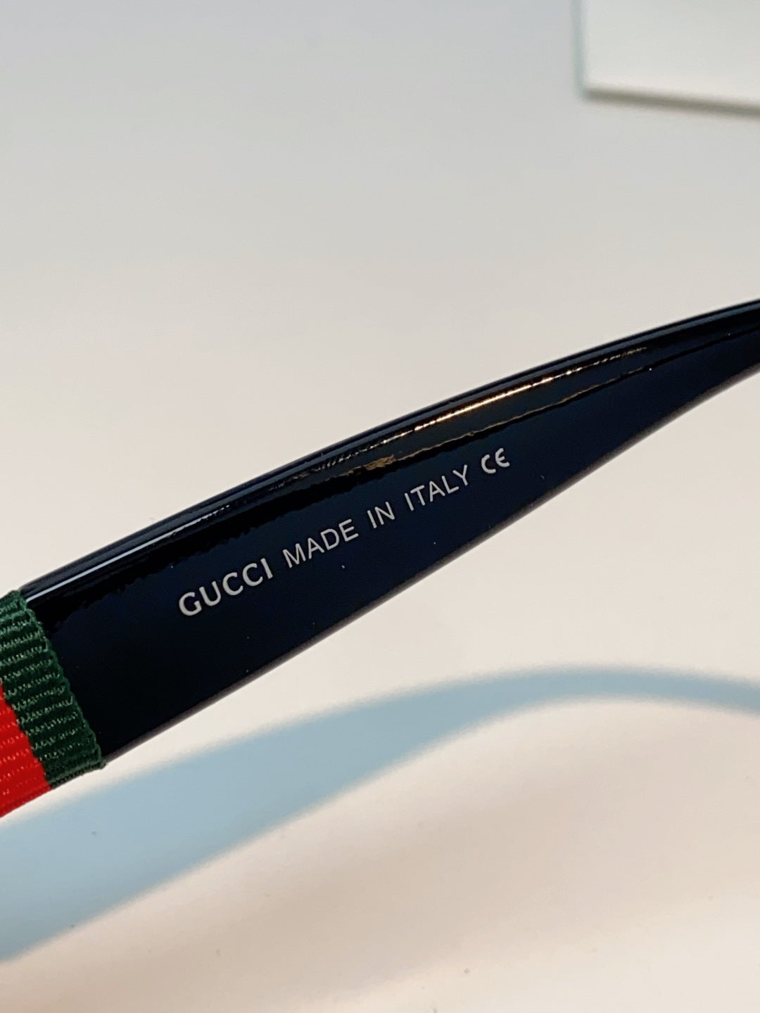 Gucci Oval Black Lens Sunglasses for Men & Women - 158201 - detail image 8