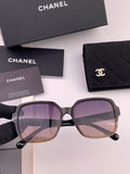 Chanel CH2787 Polarized Square Gold Lens Sunglasses for Women - 158315
