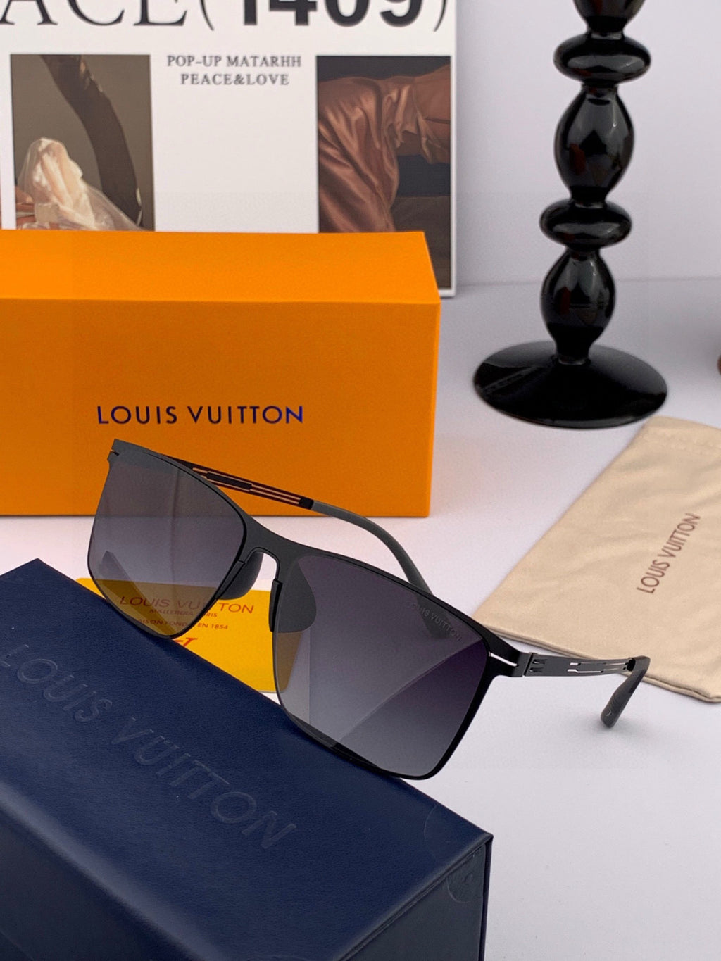 Louis Vuitton L169 Fashion Brown Lens Sunglasses for Men & Women - 158106