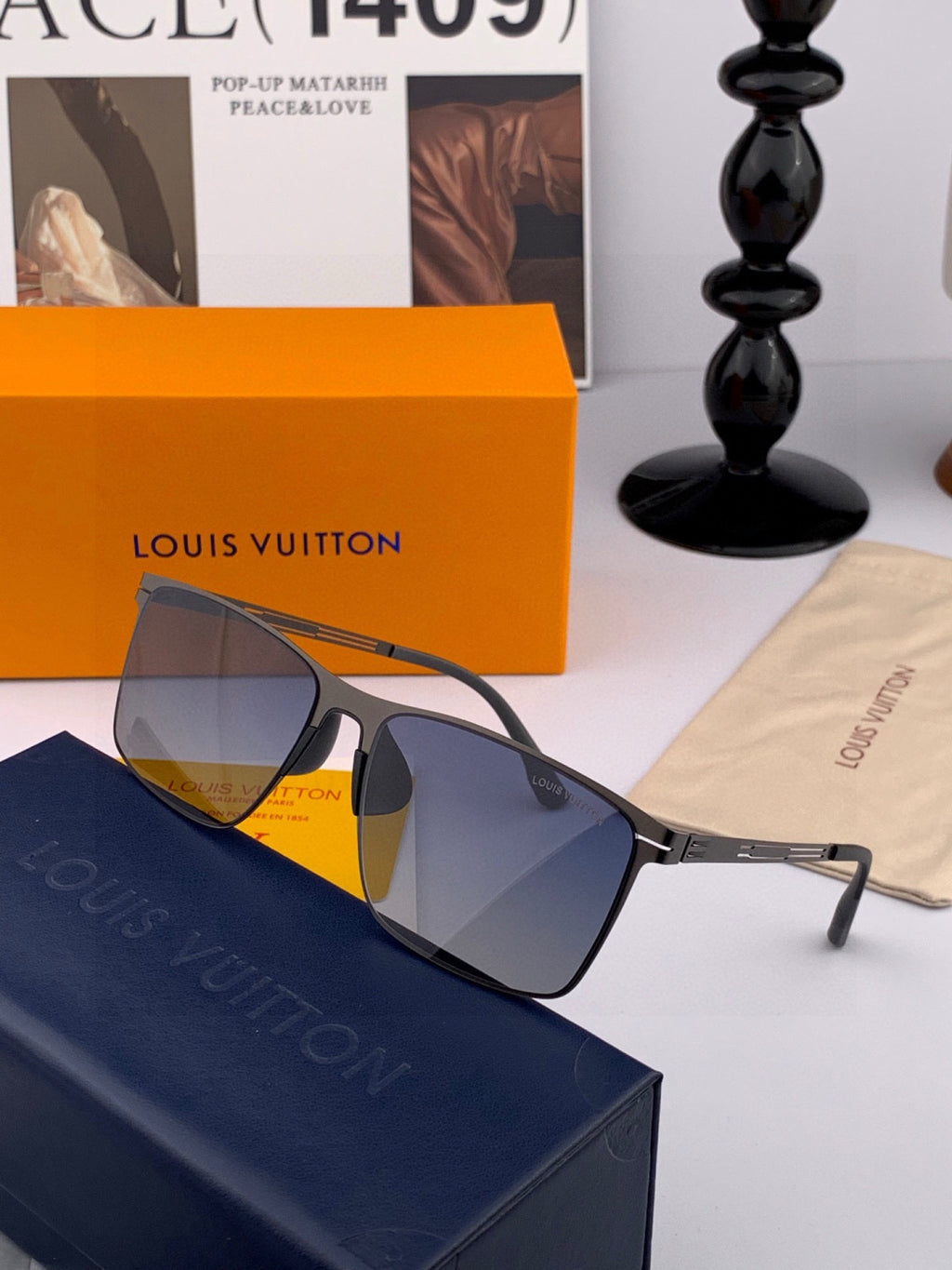 Louis Vuitton L169 Fashion Brown Lens Sunglasses for Men & Women - 158106 - detail image 2