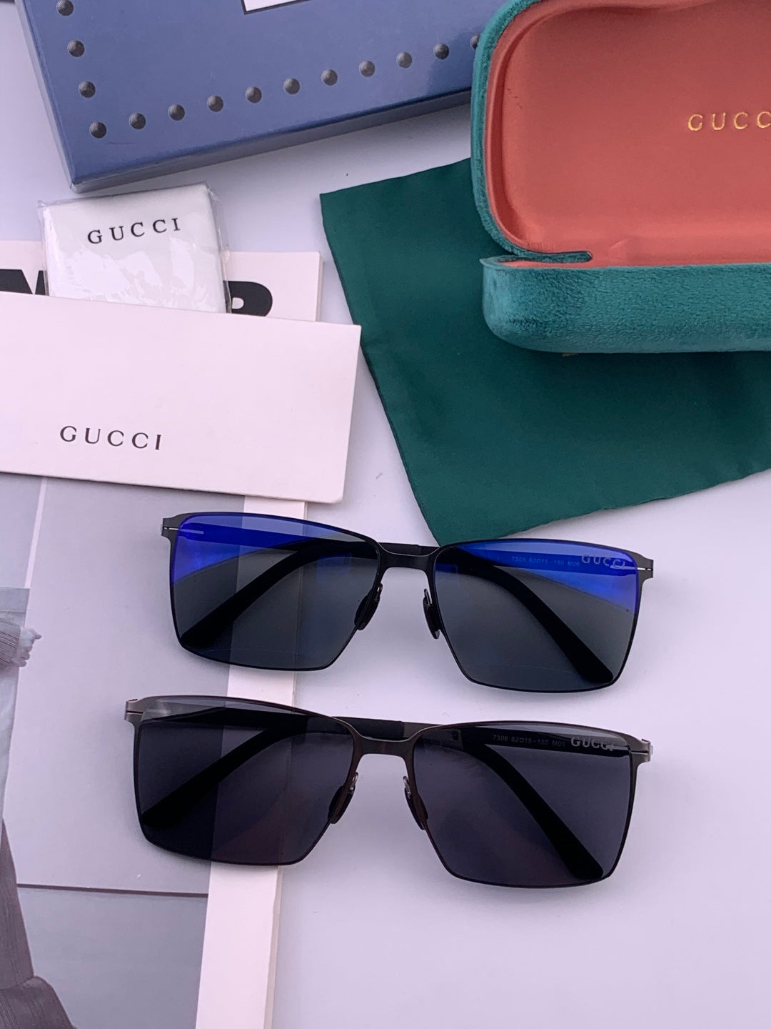 Gucci G8730 Fashion Orange Lens Sunglasses for Men & Women - detail image 7