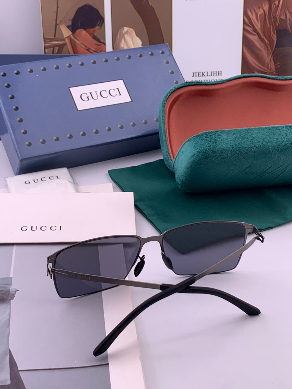Gucci G8730 Fashion Orange Lens Sunglasses for Men & Women - detail image 6