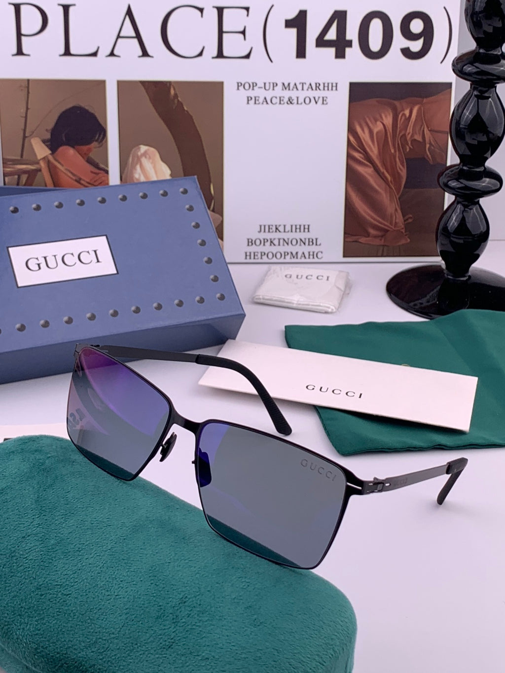 Gucci G8730 Fashion Orange Lens Sunglasses for Men & Women - detail image 4