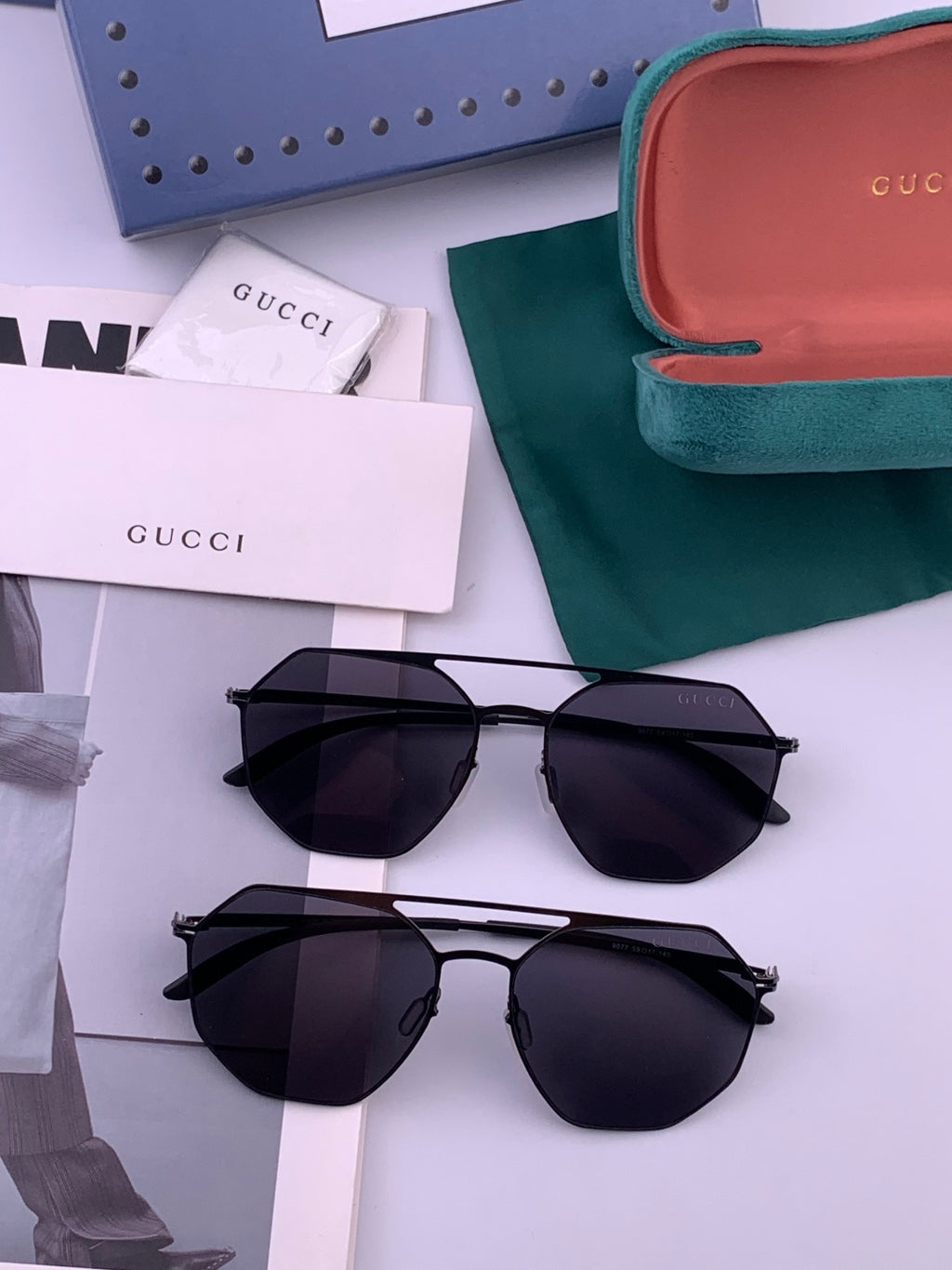 Gucci G7907 Fashion Orange Lens Sunglasses for Men & Women - detail image 7