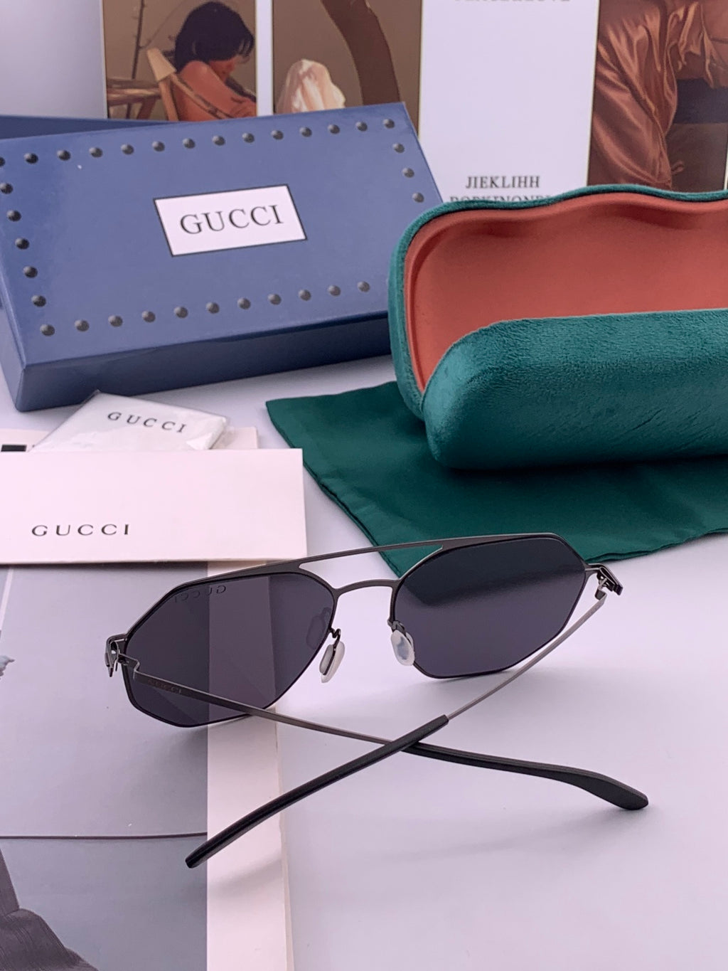 Gucci G7907 Fashion Orange Lens Sunglasses for Men & Women - detail image 5