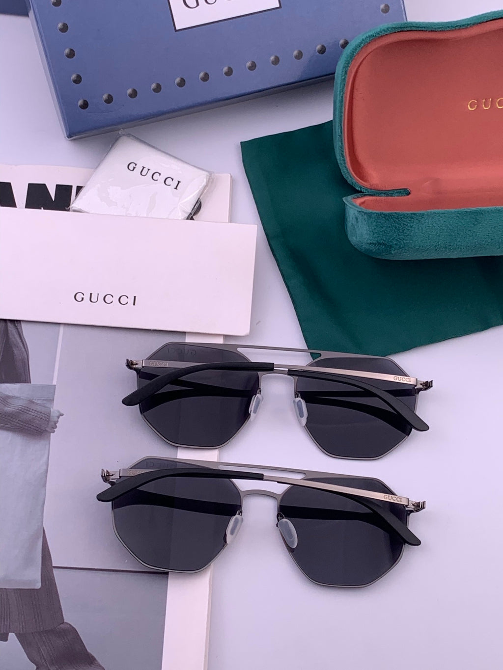 Gucci G7907 Fashion Orange Lens Sunglasses for Men & Women - detail image 6