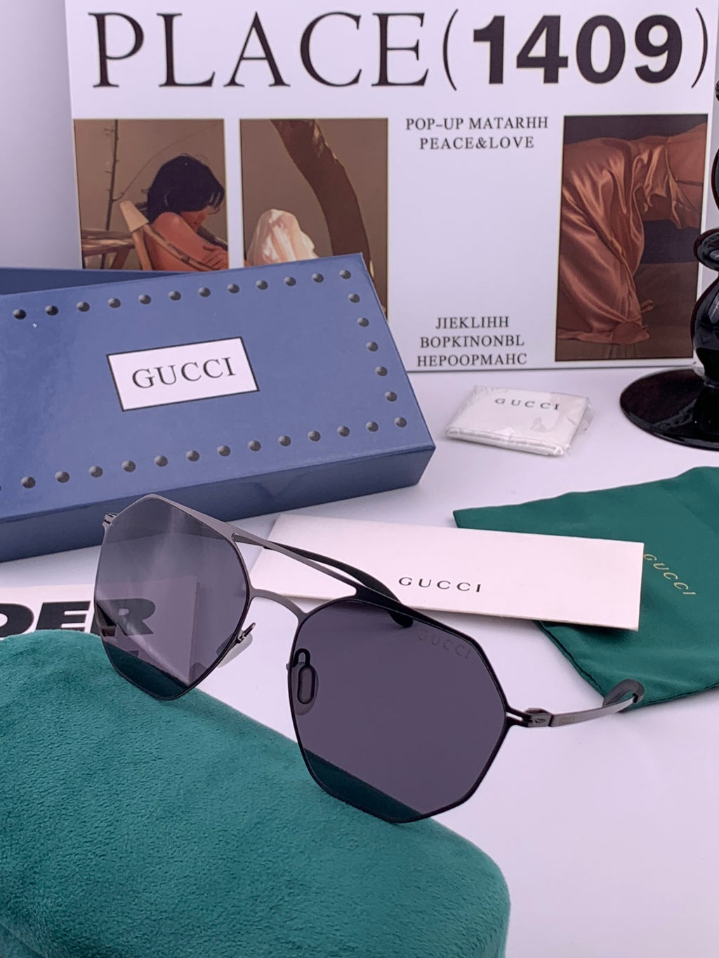 Gucci G7907 Fashion Orange Lens Sunglasses for Men & Women - detail image 2