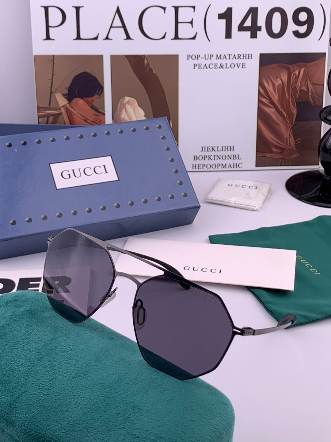 Gucci G7907 Fashion Orange Lens Sunglasses for Men & Women - detail image 2