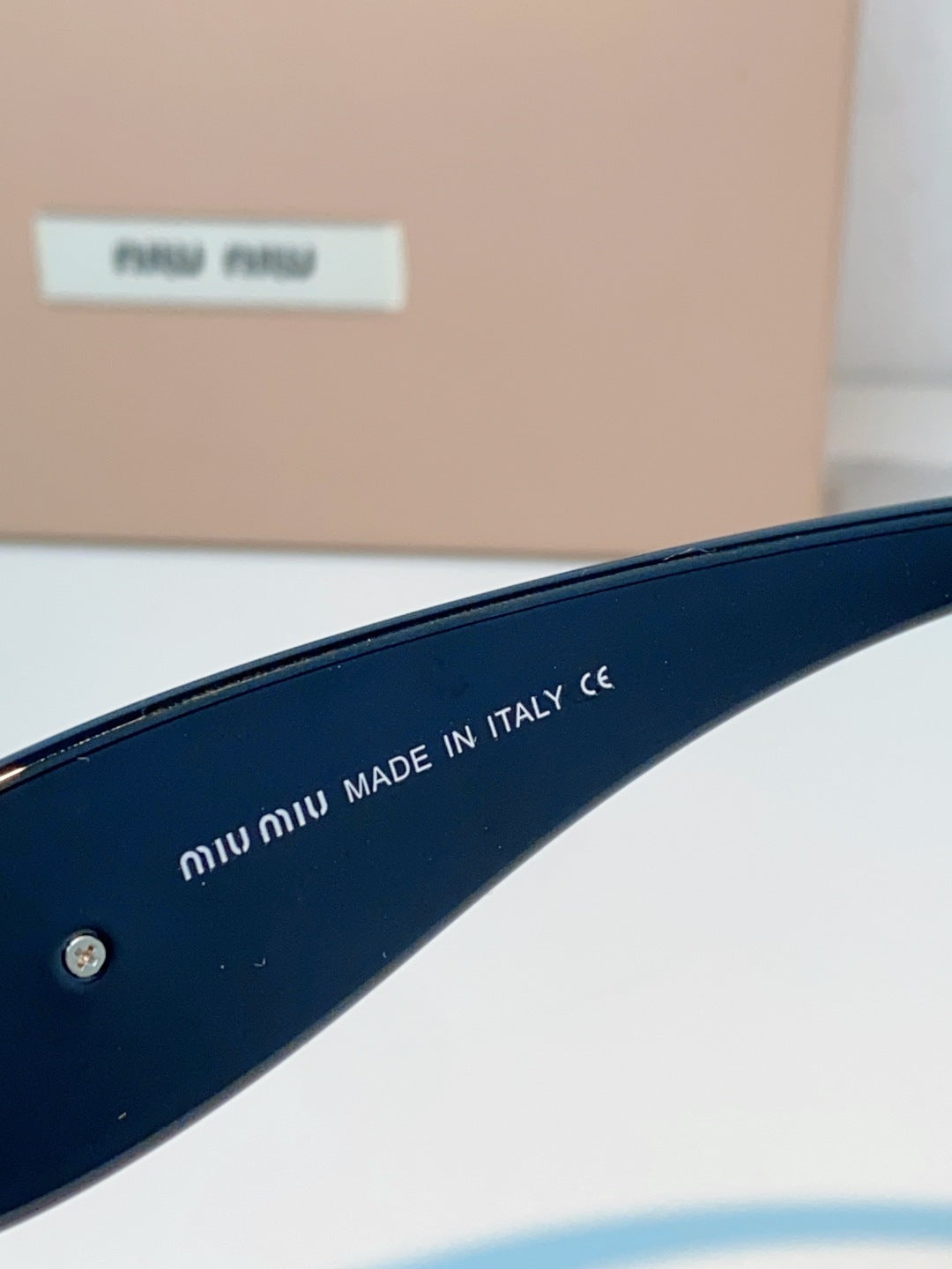 Miu Miu Oversized Black Lens Sunglasses for Women - detail image 8