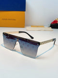 Louis Vuitton Lightweight Rimless Blue Lens Sunglasses for Men & Women