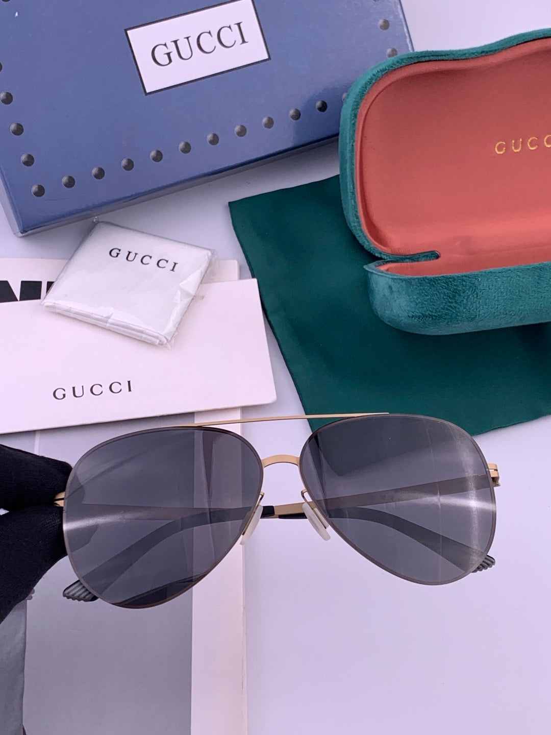 Gucci G1514 Fashion Black Lens Sunglasses for Men & Women