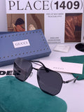 Gucci G4514 Fashion Black Lens Sunglasses for Men & Women - 158250