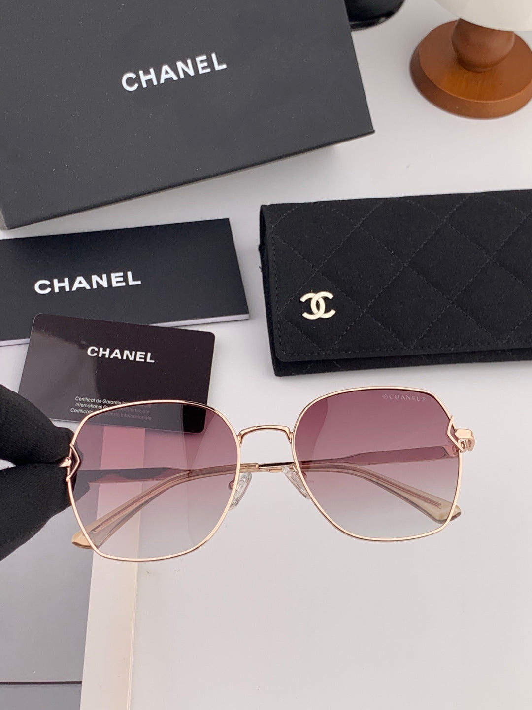Chanel CH95812 Fashion Black Lens Sunglasses for Men & Women