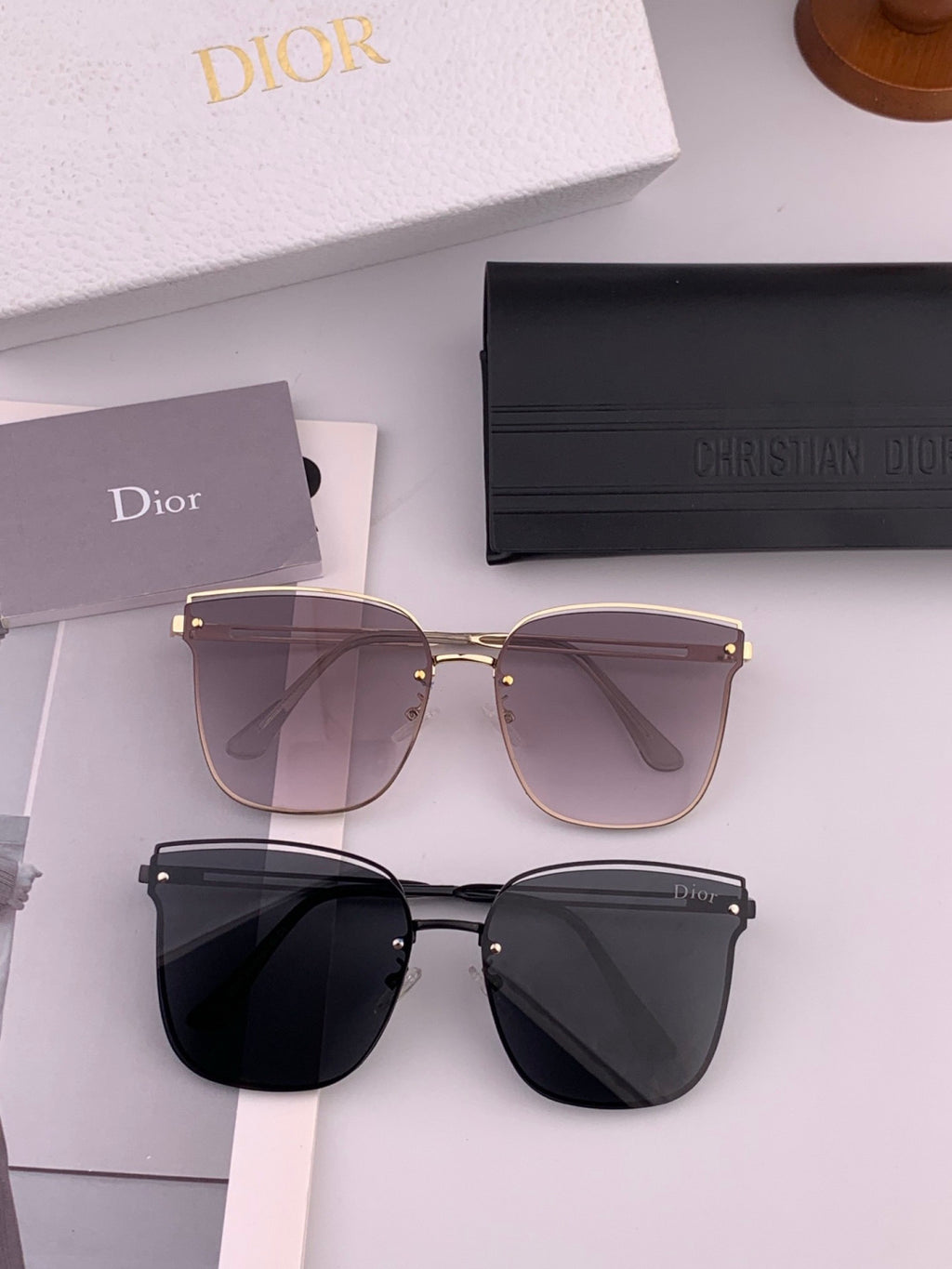 Dior CD1150 Polarized Square Brown Lens Sunglasses for Men & Women - 158409 - detail image 5