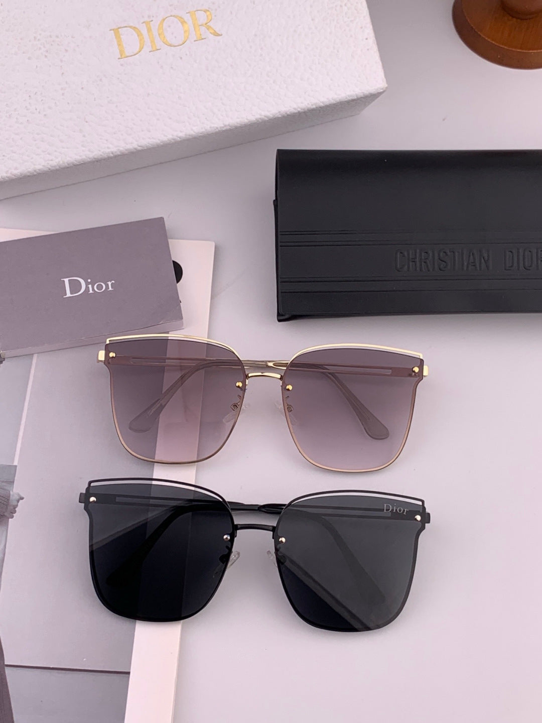 Dior CD1150 Polarized Square Brown Lens Sunglasses for Men & Women - 158409 - detail image 5