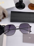 Dior CD7210 Square Red Lens Sunglasses for Women