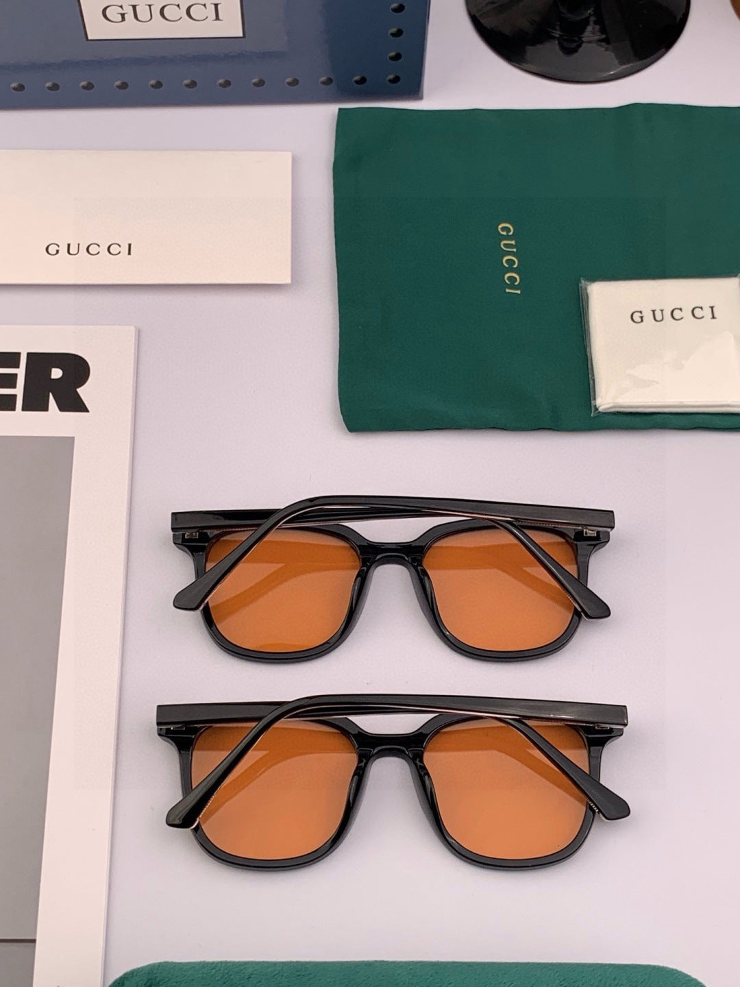 Gucci G9368 Round Blue Lens Sunglasses for Men & Women - detail image 6