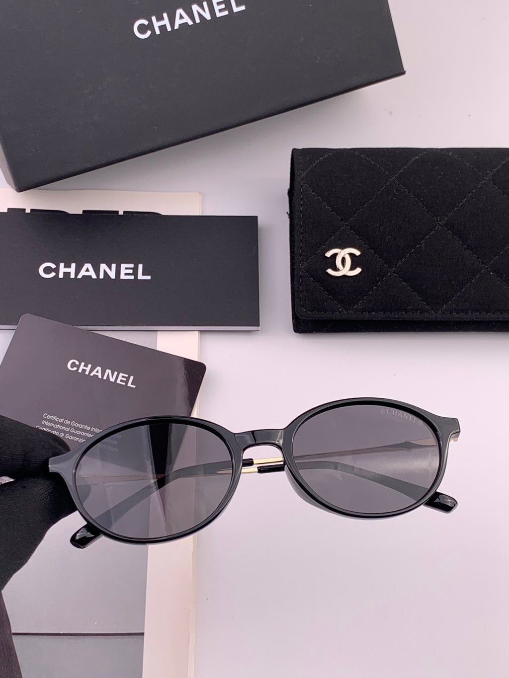 Chanel CH5821 Polarized Fashion Black Lens Sunglasses for Women - 158374