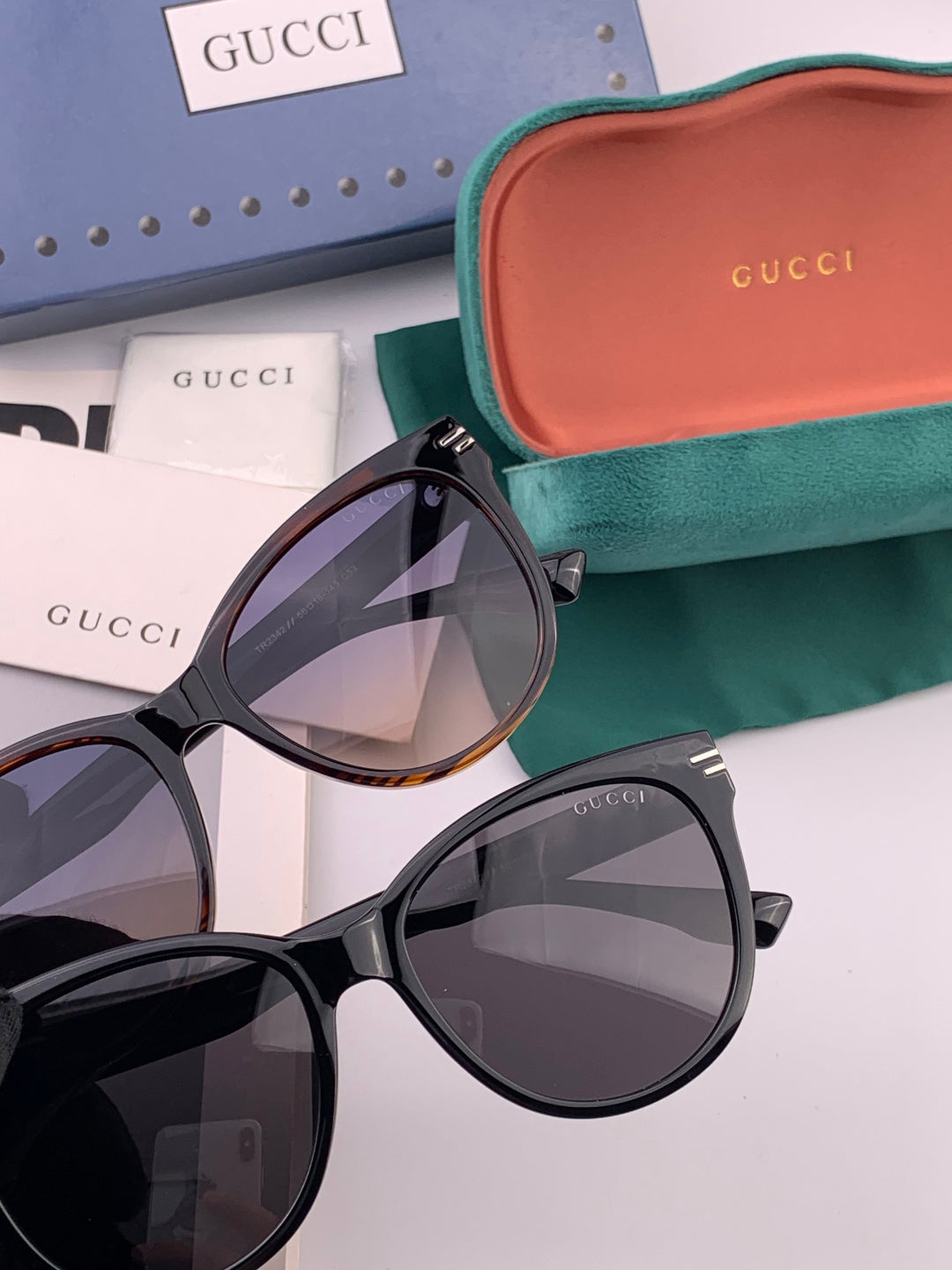 Gucci G2234 Polarized Square Pink Lens Sunglasses for Men & Women - 158272 - detail image 5