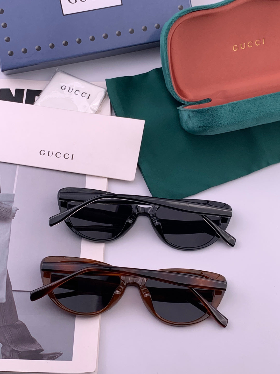 Gucci G3820 Polarized Square Black Lens Sunglasses for Men & Women - 158273 - detail image 6