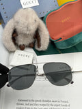 Gucci G21809 Polarized Aviator Gold Lens Sunglasses for Men