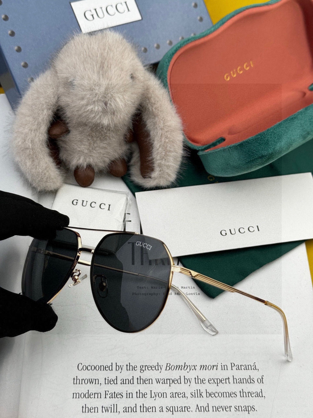 Gucci G2731 Polarized Fashion Black Lens Sunglasses for Men & Women - 158276 - detail image 6