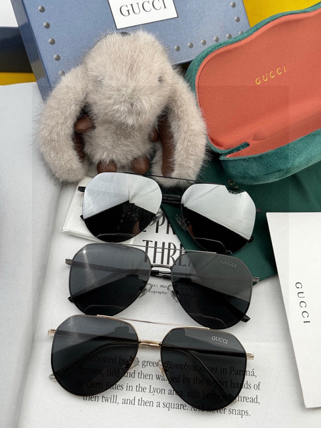 Gucci G2731 Polarized Fashion Black Lens Sunglasses for Men & Women - 158276 - detail image 8