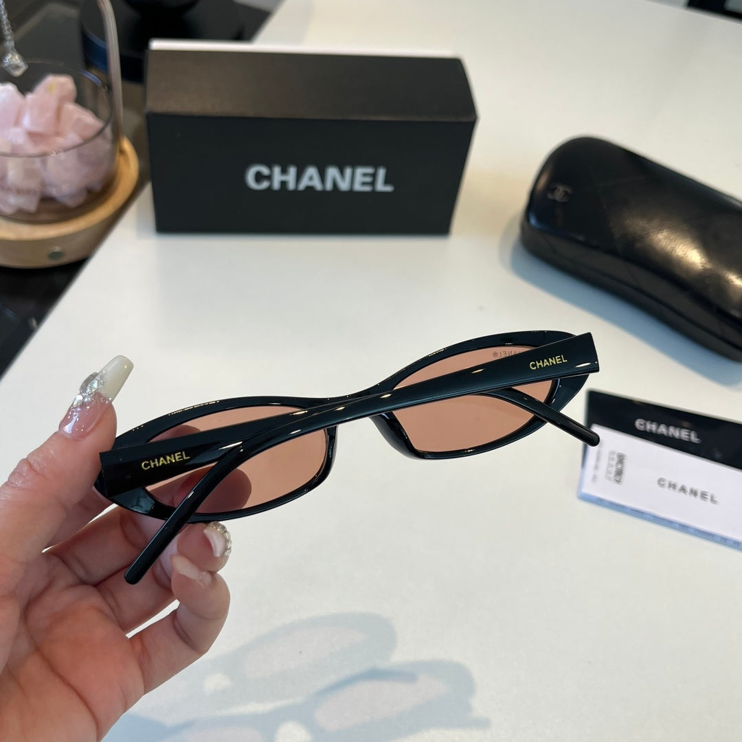 Chanel Oversized Brown Lens Sunglasses for Men & Women - 158352 - detail image 9
