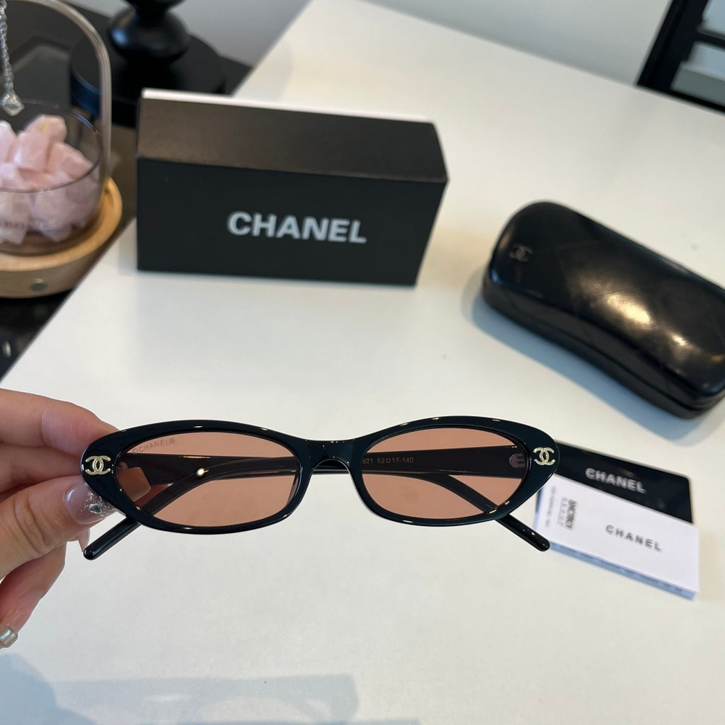 Chanel Oversized Brown Lens Sunglasses for Men & Women - 371831 - detail image 6