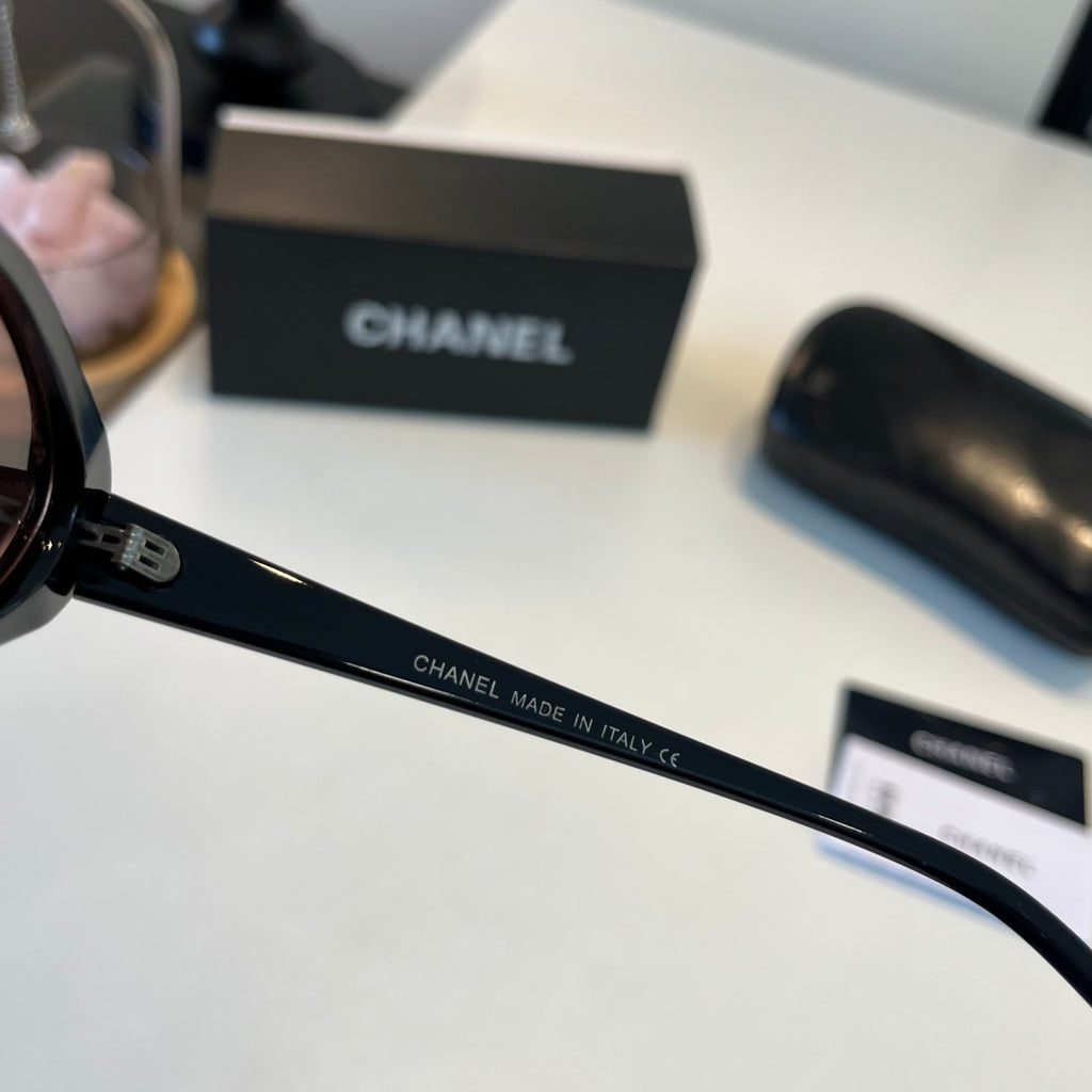 Chanel Oversized Brown Lens Sunglasses for Men & Women - 158352 - detail image 11