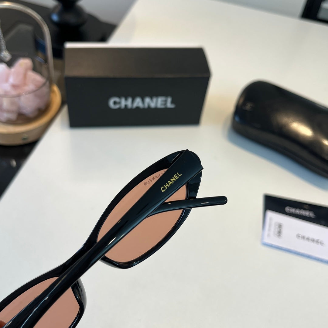 Chanel Oversized Brown Lens Sunglasses for Men & Women - 158352 - detail image 8