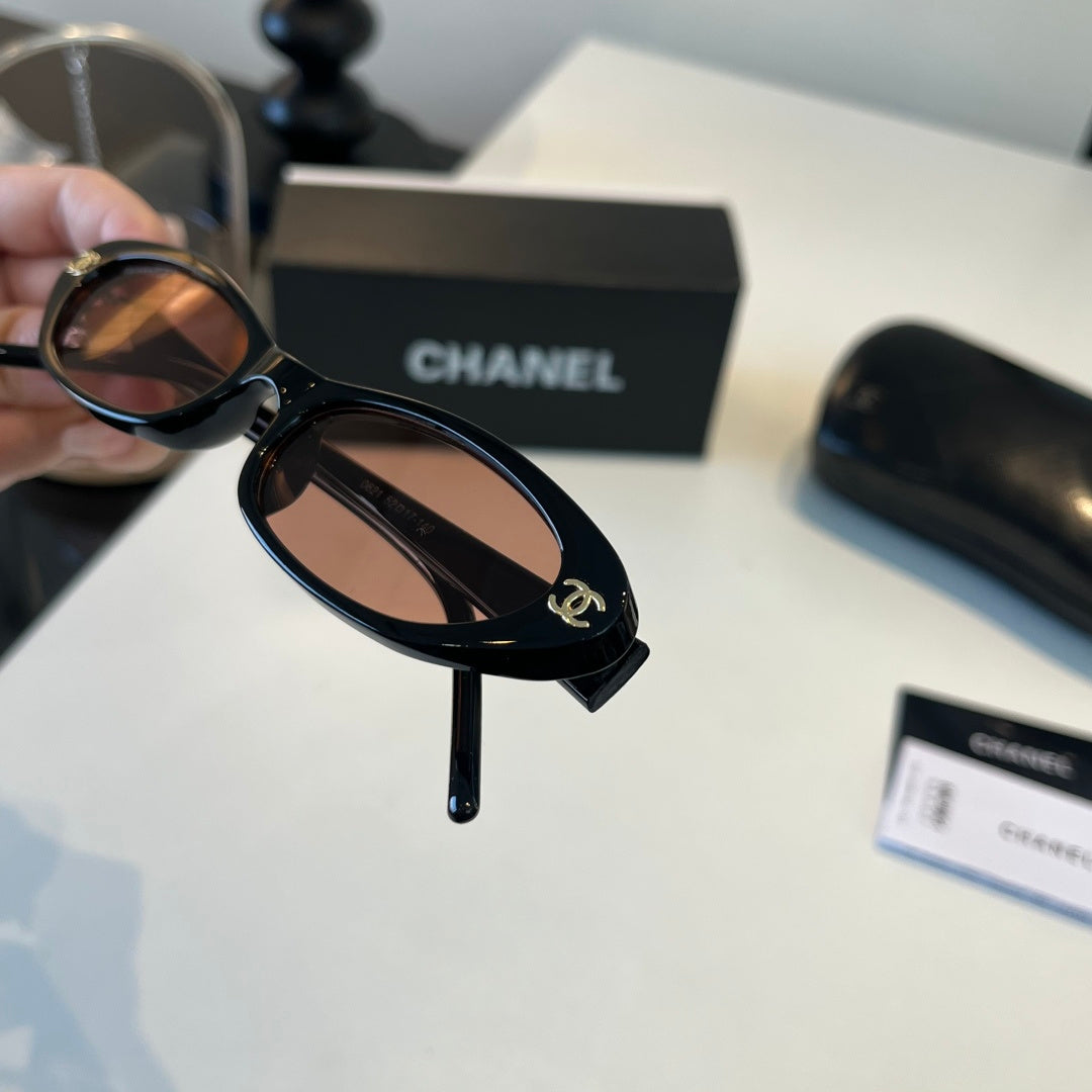 Chanel Oversized Brown Lens Sunglasses for Men & Women - 158352 - detail image 7