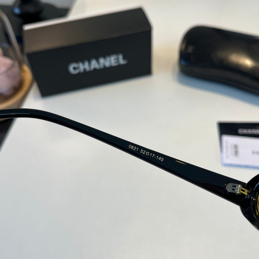 Chanel Oversized Orange Lens Sunglasses for Men & Women - 371833 - detail image 10