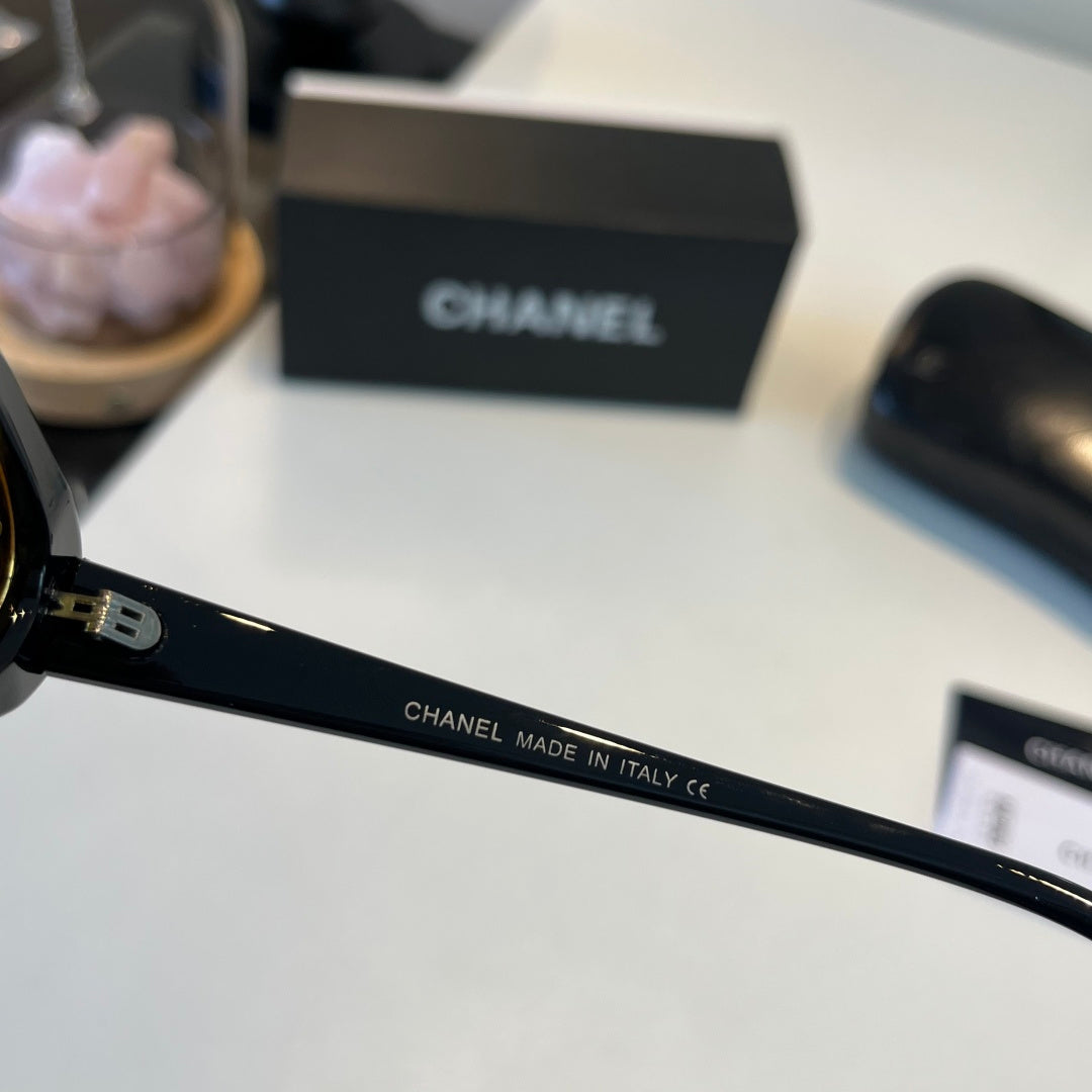 Chanel Oversized Orange Lens Sunglasses for Men & Women - 158354 - detail image 11