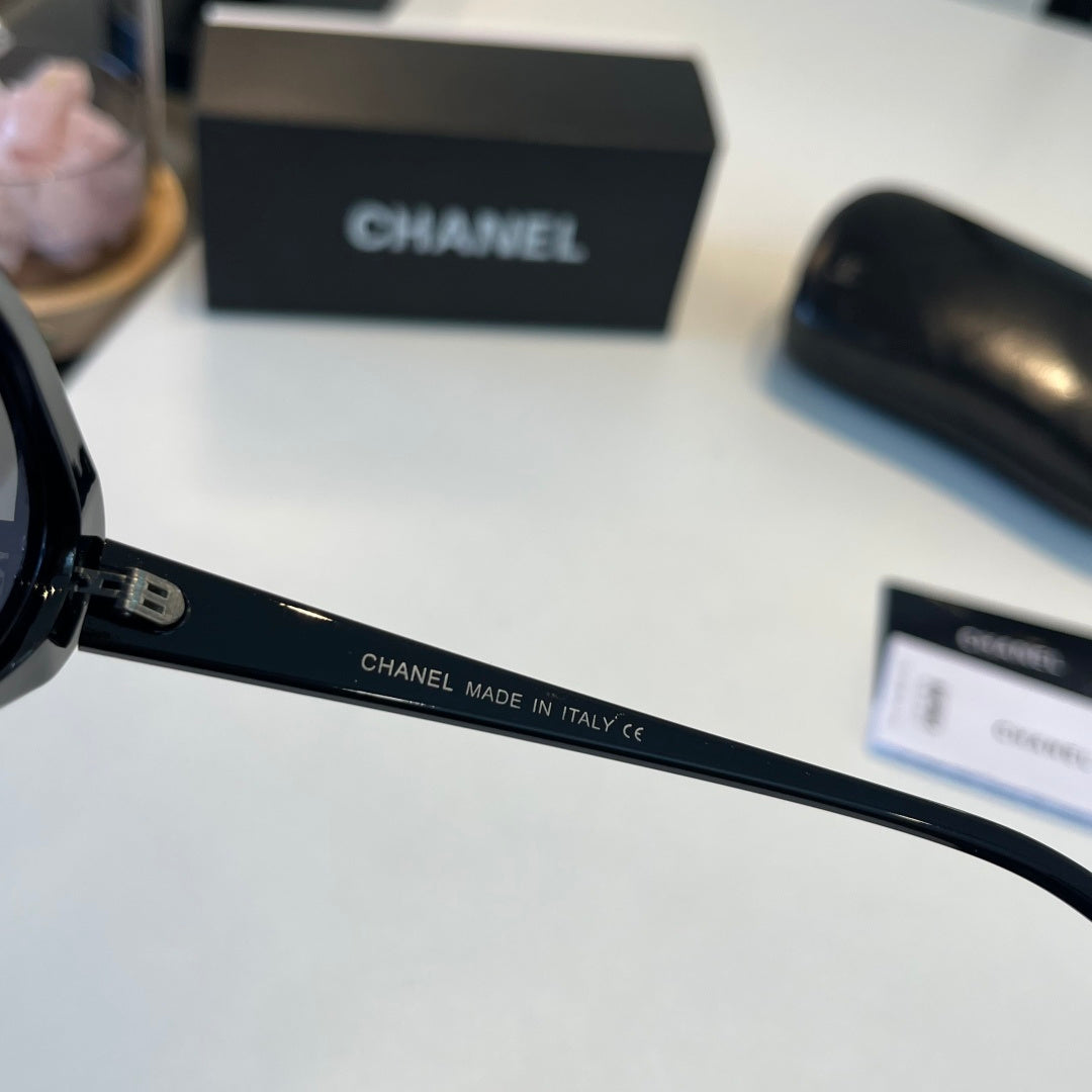 Chanel Oversized Silver Lens Sunglasses for Men & Women - 371834 - detail image 10
