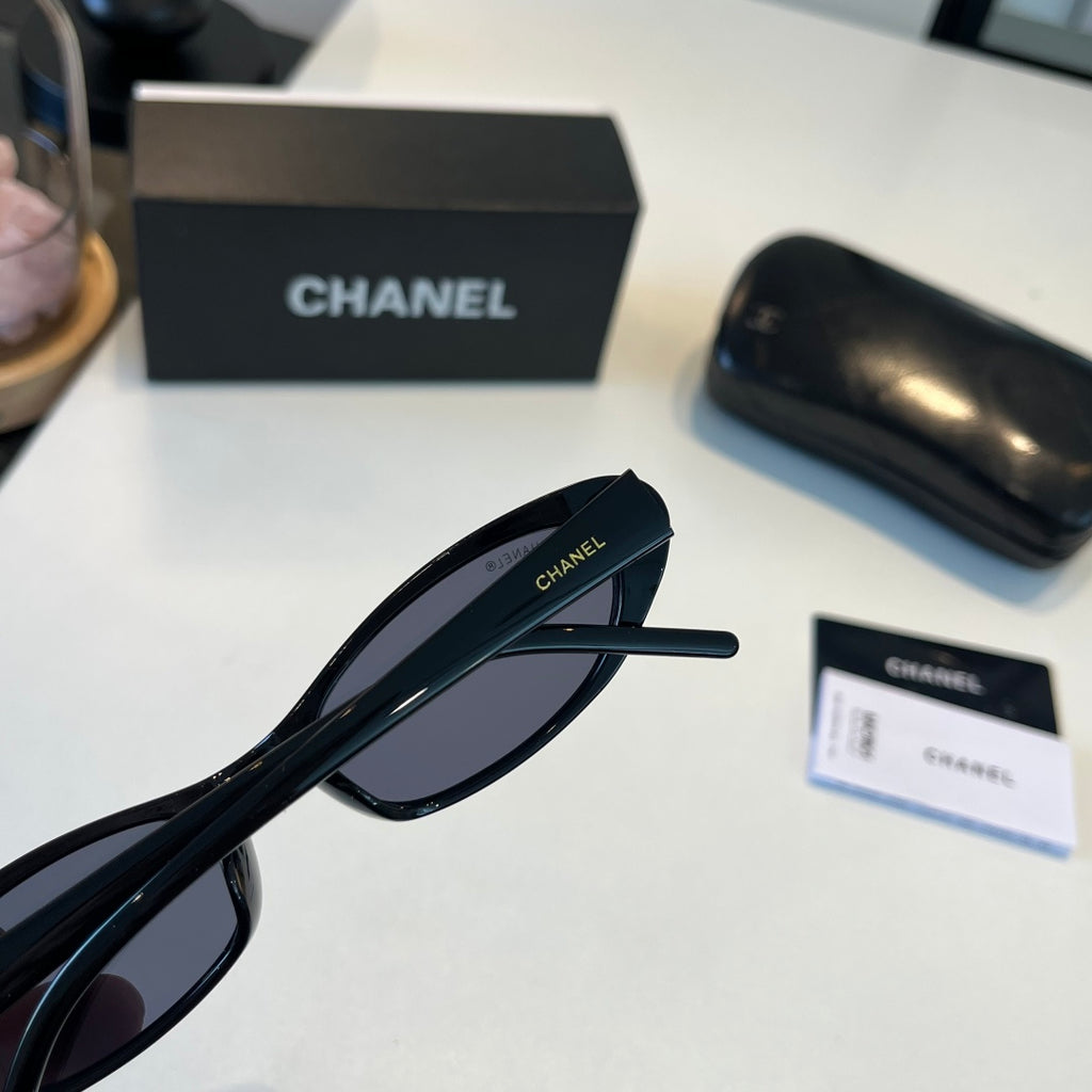 Chanel Oversized Silver Lens Sunglasses for Men & Women - 371834 - detail image 7