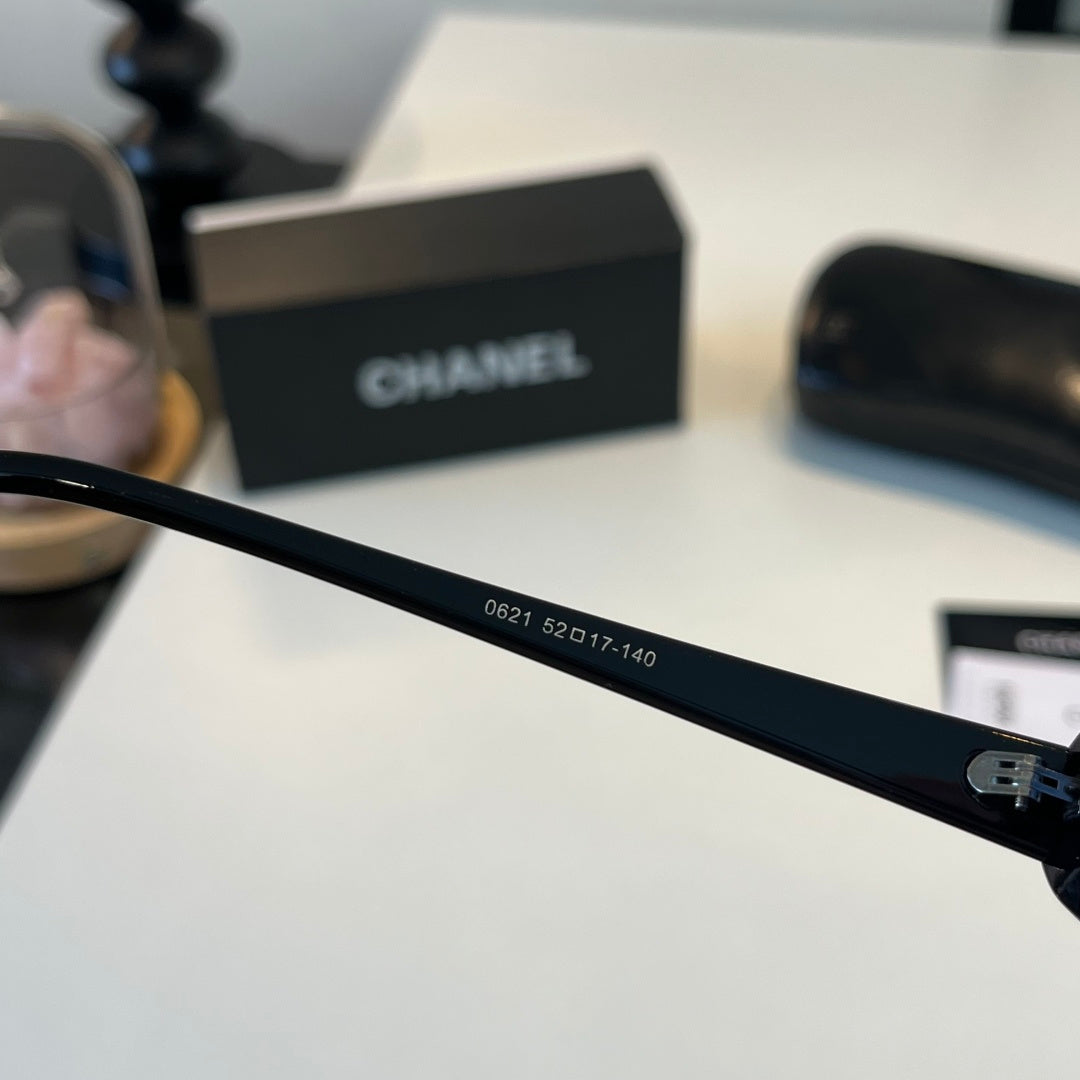 Chanel Oversized Blue Lens Sunglasses for Men & Women - 371835 - detail image 9