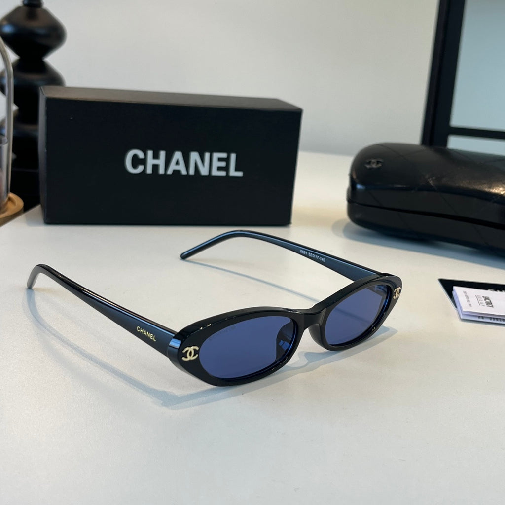 Chanel Oversized Blue Lens Sunglasses for Men & Women - 371835