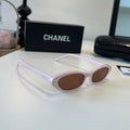 Chanel Oversized Silver Lens Sunglasses for Men & Women - 486556