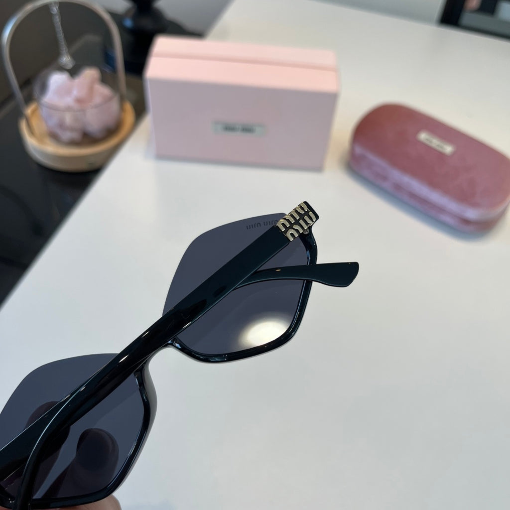 Miu Miu Square Black Lens Sunglasses for Men & Women - 158599 - detail image 6