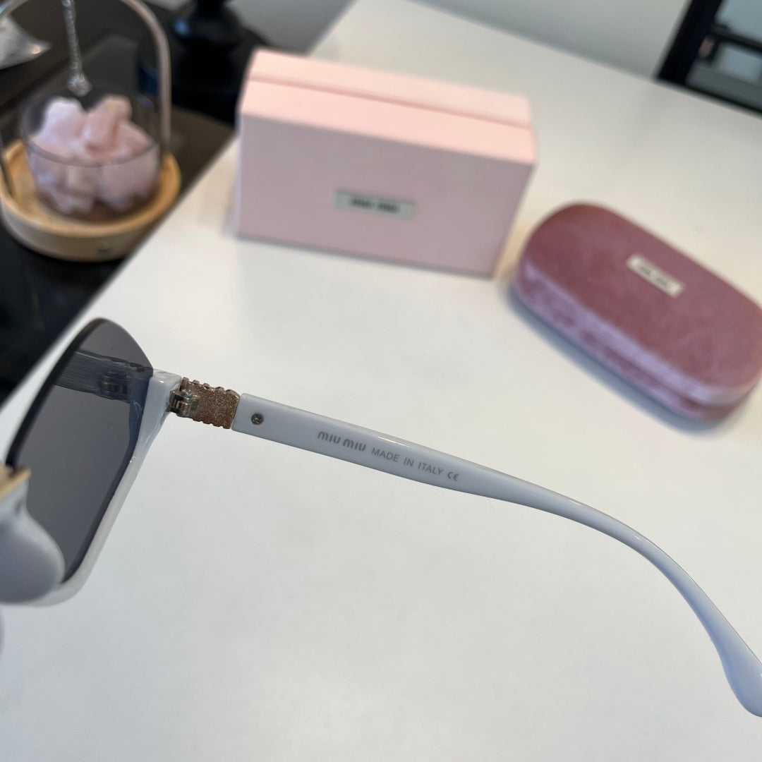 Miu Miu Square Silver Lens Sunglasses for Men & Women - 158600 - detail image 9